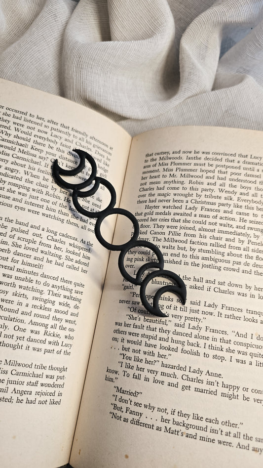 Moonlight & Margins Bookmark