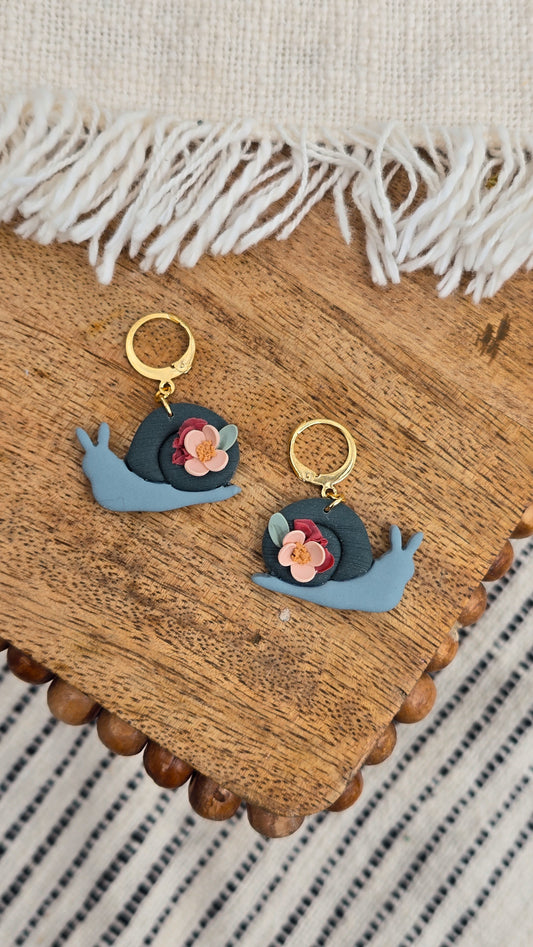 Floral Snail Drops